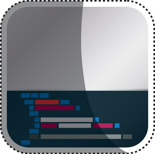 Html programming code vector image