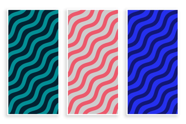 Abstract zigzag diagonal wave pattern background vector image