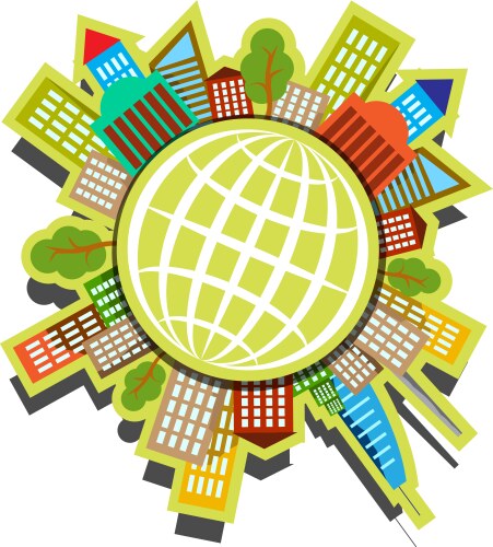 People planet Vector Image