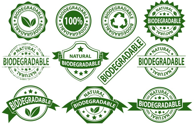 Biodegradability Sign Biodegradable symbol Vector Images & Graphics for Commercial Use ...