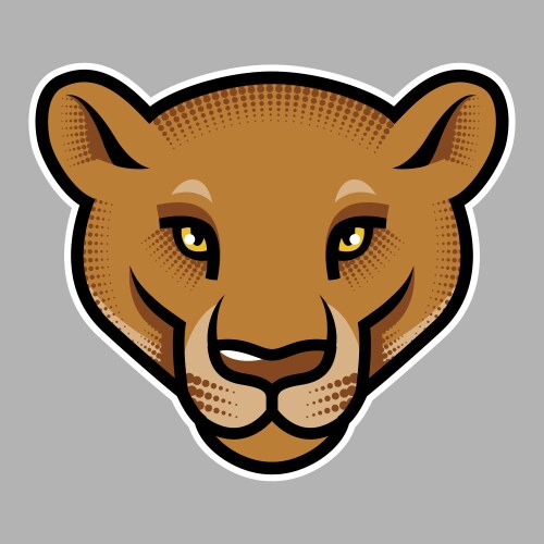 Tiger color Royalty Free Vector Image VectorStock