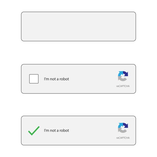 Captcha is a completely automated public turing vektorbild