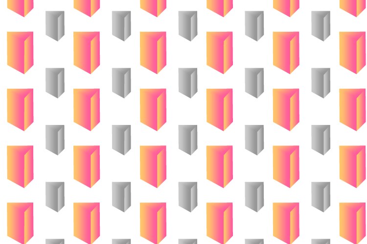 Abstract triangular prism pattern background vector image