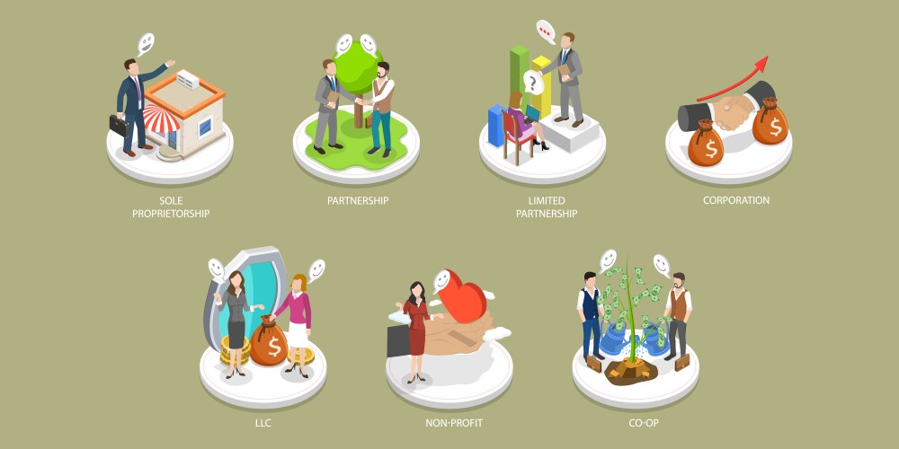 3d isometric flat conceptual Royalty Free Vector Image