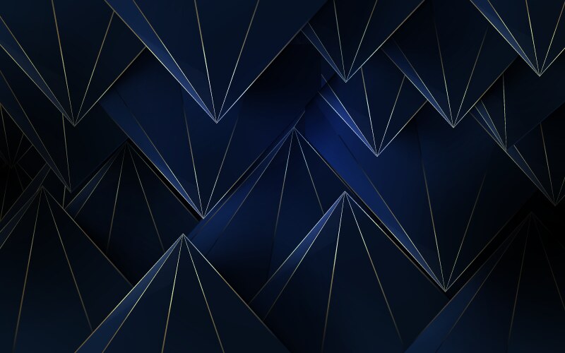 Abstract 3d wavy pattern luxury background Vector Image