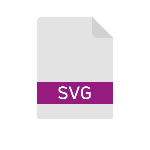 Svg file type and extension web computer design vector image