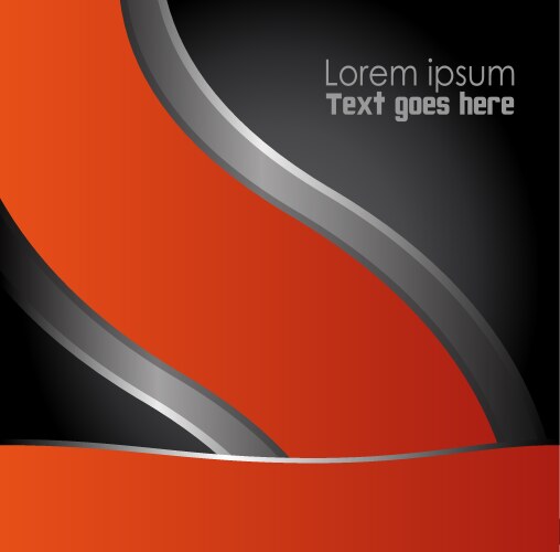 Background line curve for text and message vector image