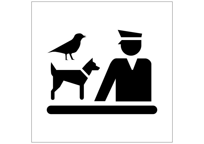 Animal quarantine vector image