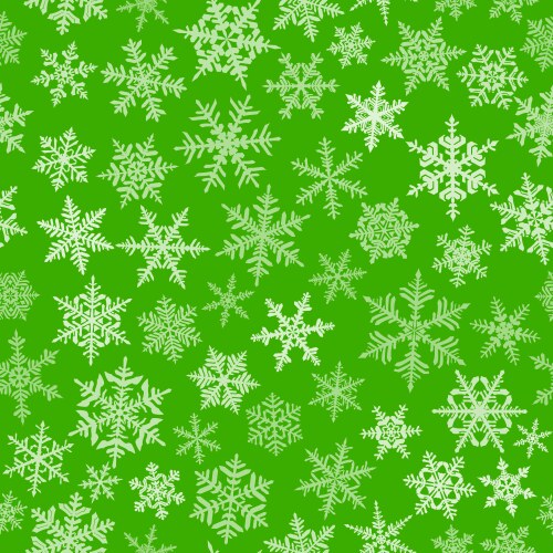 christmas seamless pattern snowflakes vector image