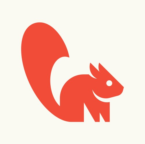 Squirrel logo Royalty Free Vector Image - VectorStock