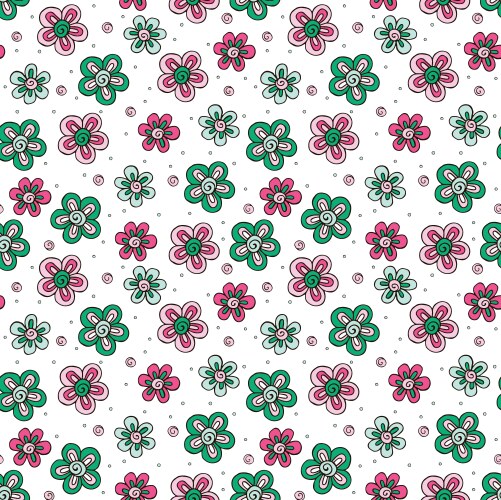 Floral seamless background Royalty Free Vector Image
