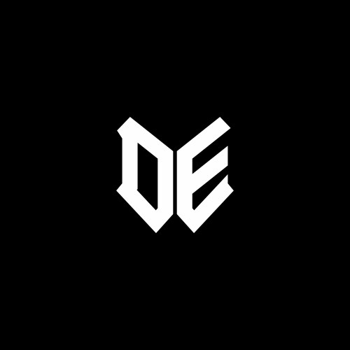 Ed logo monogram emblem style with crown shape Vector Image
