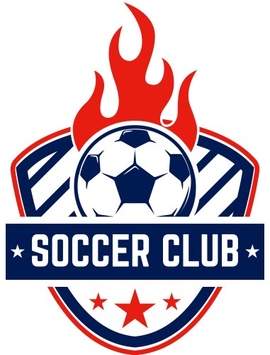 Soccer Football Emblem Collection Vector Image