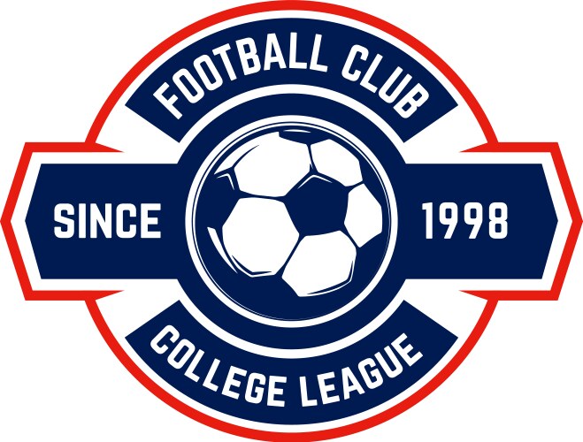 Soccer Football Emblems & Logos Vector Image