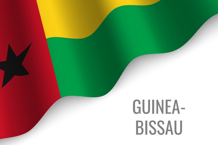 Waving flag with copyspace Vector Image