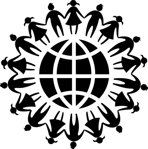 World Friendship Day Circle Vector Image