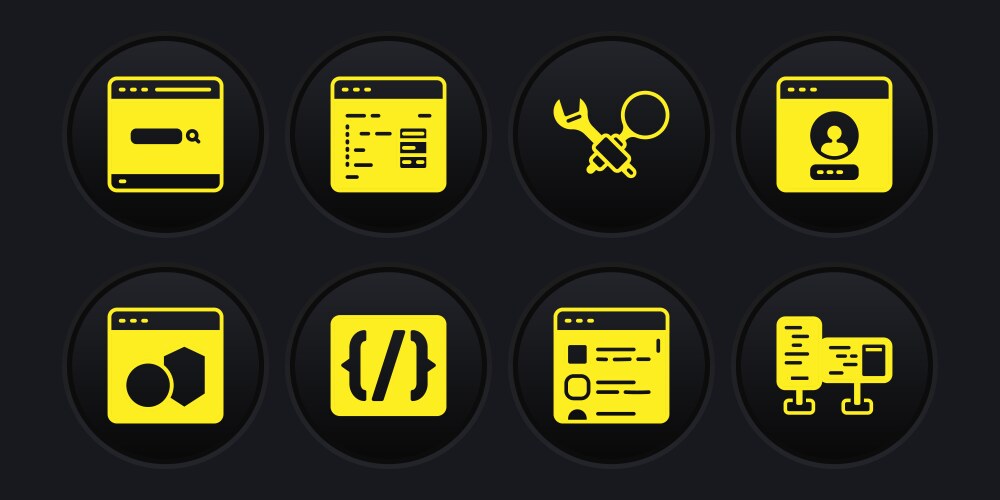 Set software create account screen programming vector image