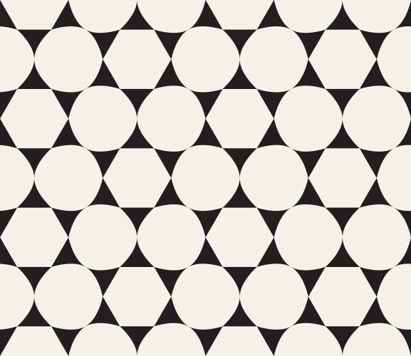 Seamless pattern repeating geometric elements vector image