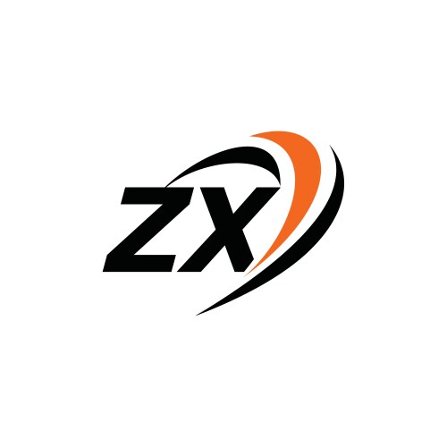 Zx monogram logo (33144792) – Royalty-Free Vector | VectorStock