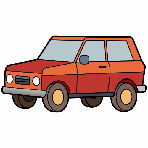 Range rover car Vector Images & Graphics for Commercial Use | VectorStock