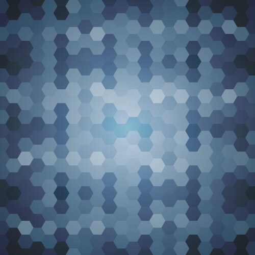 Abstract colorful background of hexagons vector image