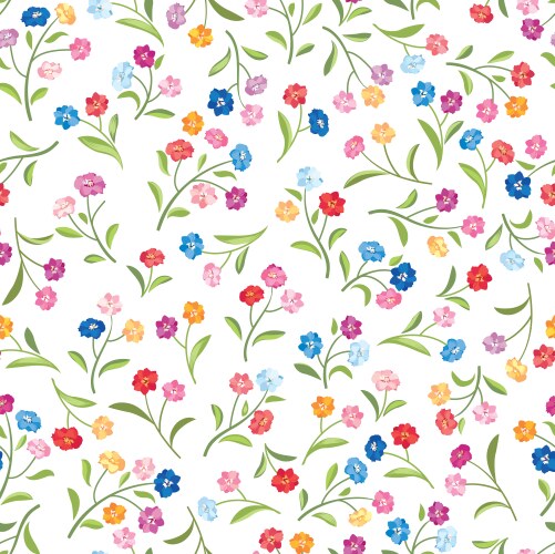 Seamless floral background Royalty Free Vector Image