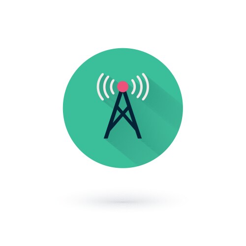 Wifi icons for remote access and communication via vector image