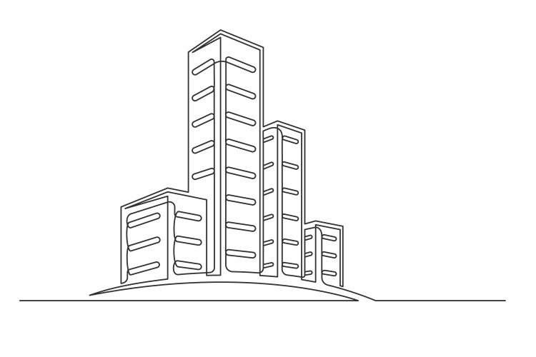 Continuous one line drawing a correction notes Vector Image
