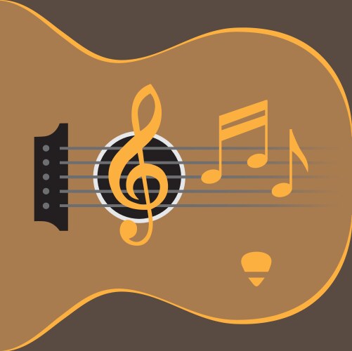 Guitar vector image