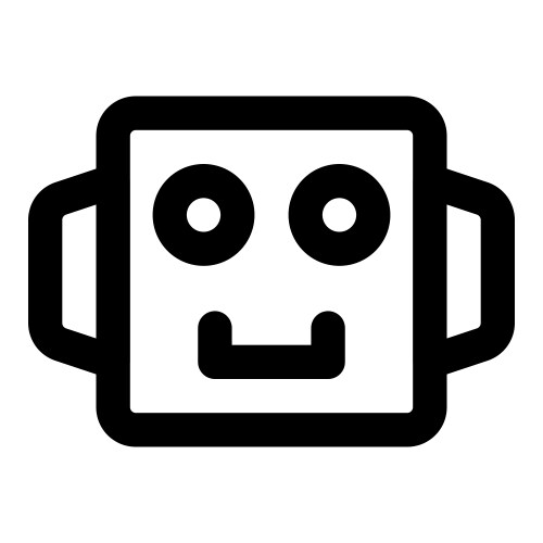 Robot an advanced mechanism that actions vector image