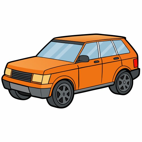 Range rover car Vector Images & Graphics for Commercial Use | VectorStock