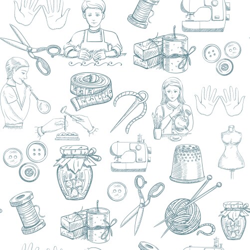 Creative handmade workshop banner Royalty Free Vector Image