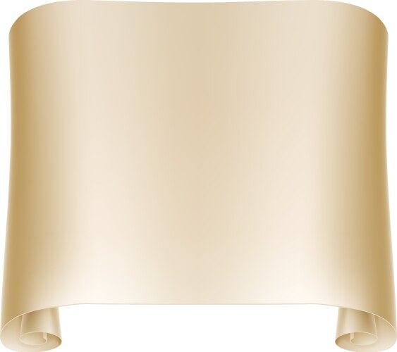 Silver scroll isolated on white background gray Vector Image