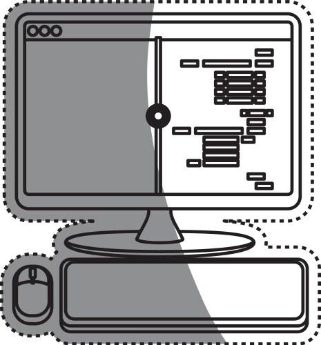 Html programming code vektorbild