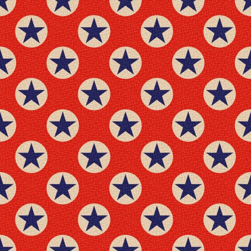 Stars and Stripes Seamless Pattern Vector Image