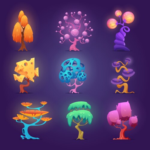 Fantasy plants Vector Images & Graphics for Commercial Use | VectorStock