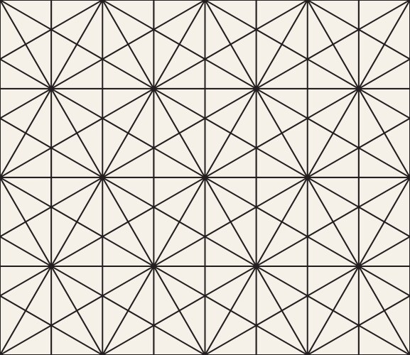 Seamless pattern repeating geometric elements vector image