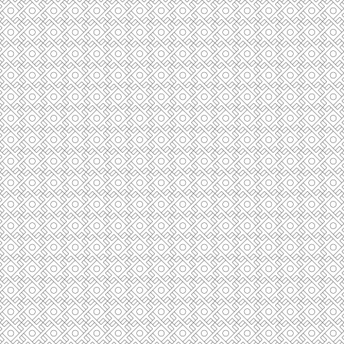 Seamless pattern with overlapping geometric square vector image