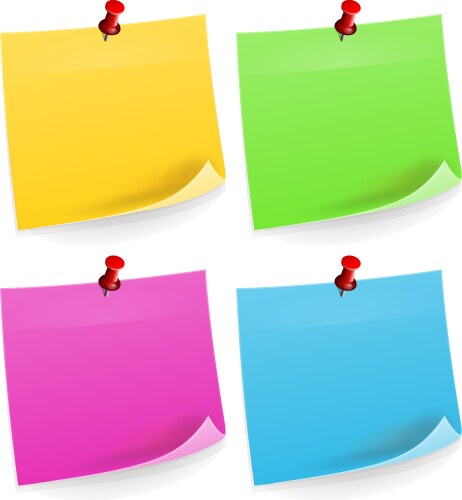 Sticky note Royalty Free Vector Image - VectorStock