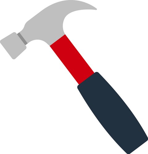 Hammer repair icon Royalty Free Vector Image - VectorStock