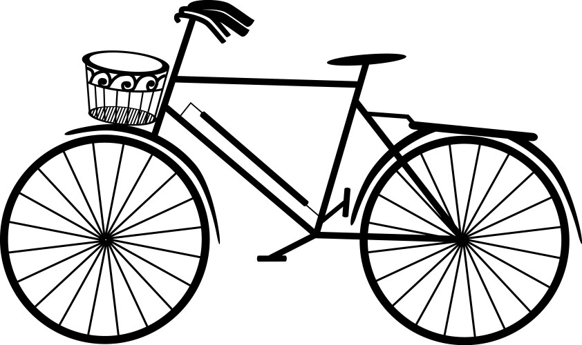 Vintage bicycle Royalty Free Vector Image - VectorStock