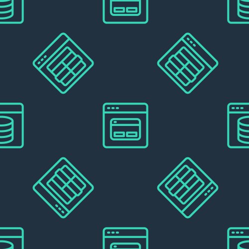 Set line search engine mysql code and server data vektorbild