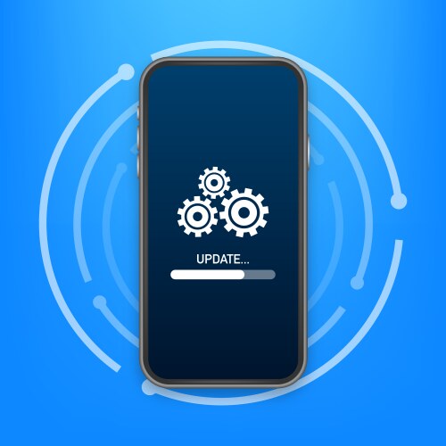 System software update data or synchronize vector image