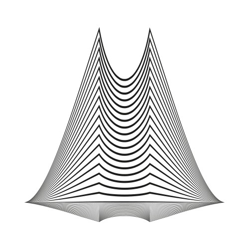 Triangle geometric shape angular form sharp vector image