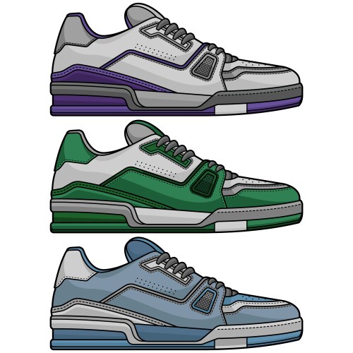 Design shoes logo Royalty Free Vector Image - VectorStock