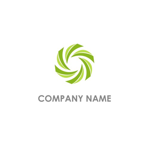 Abstract technology logo design image Royalty Free Vector