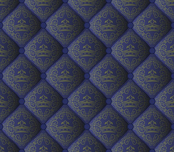 quilted textile vector image