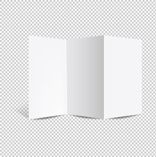 booklet mockup isolated transparent background vector image