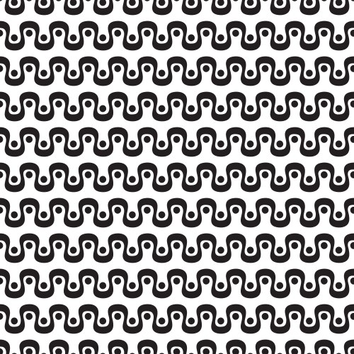 Abstract wave stripe pattern design with dots vector image