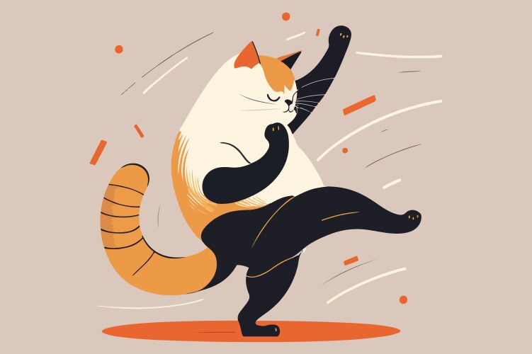 Angry cat Royalty Free Vector Image - VectorStock